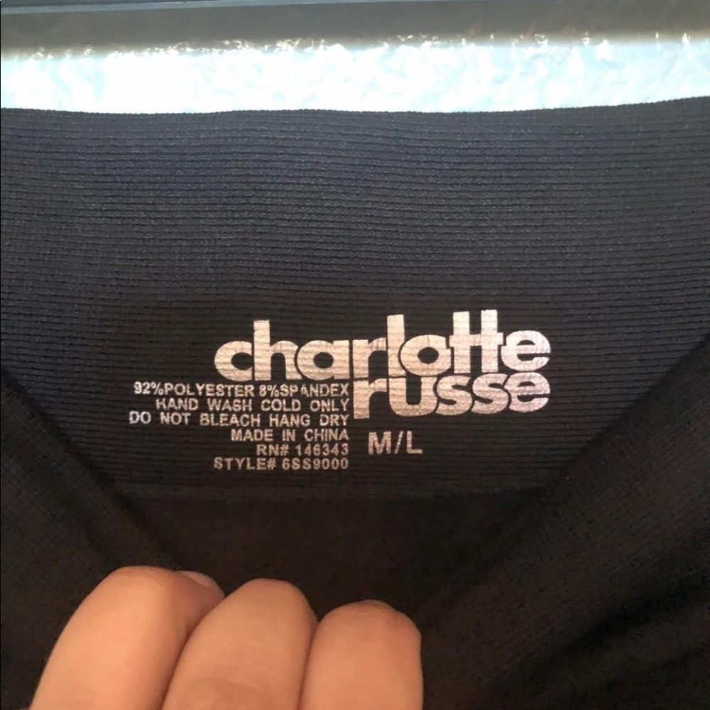 2 pairs of Charlotte Russe leggings New!! Size M/L